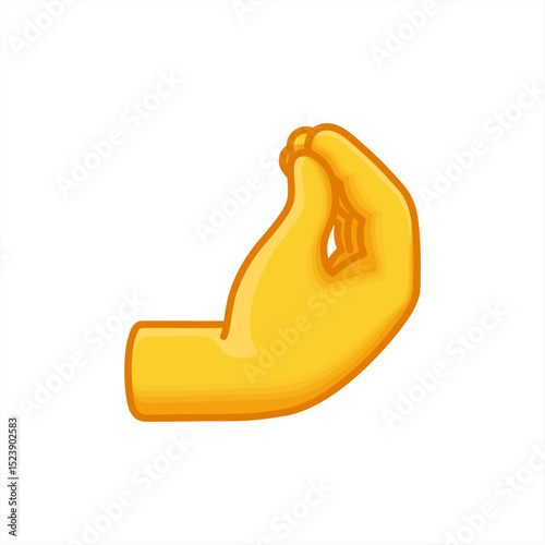 Pinched Fingers emoji vector symbol sign icon vector 10 eps.	