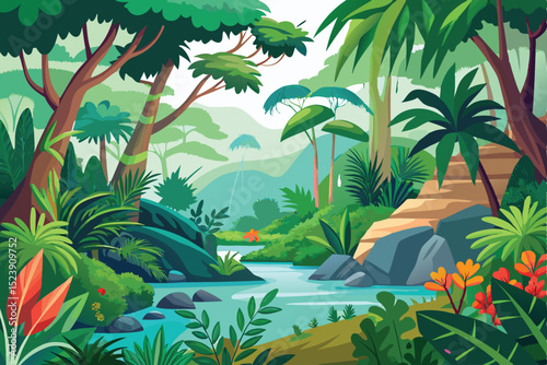 Jungle scene