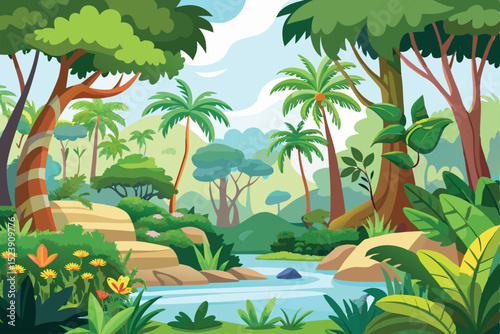 Jungle scene