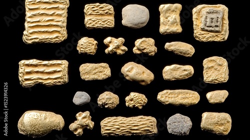 Display of various ancient artifacts, offering a glimpse into history and craftsmanship