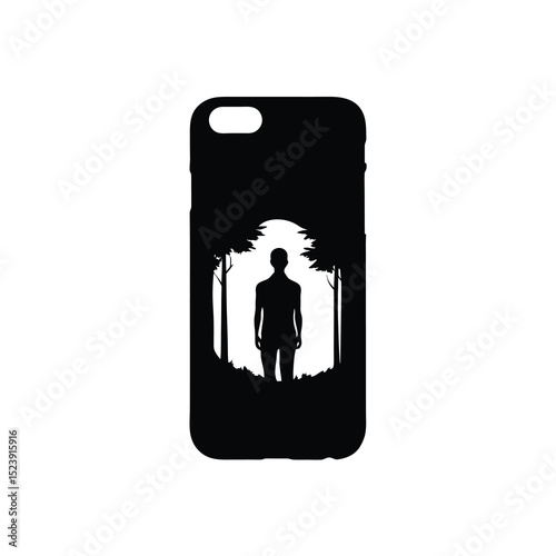 Phone Case Vector Silhouette Slim Personal