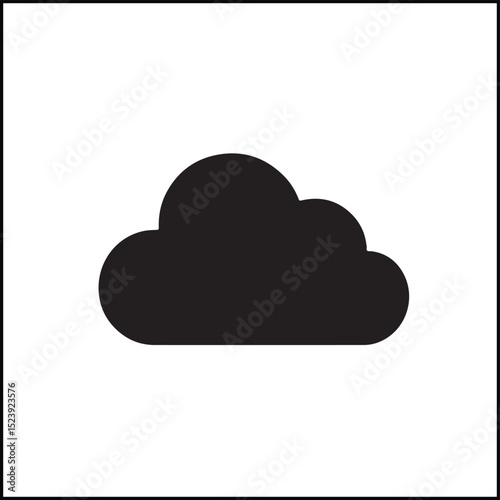 Cloud Shape Vector Art Vector Icon