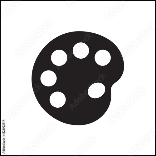 Artist Palette Vector Icon Vector Icon