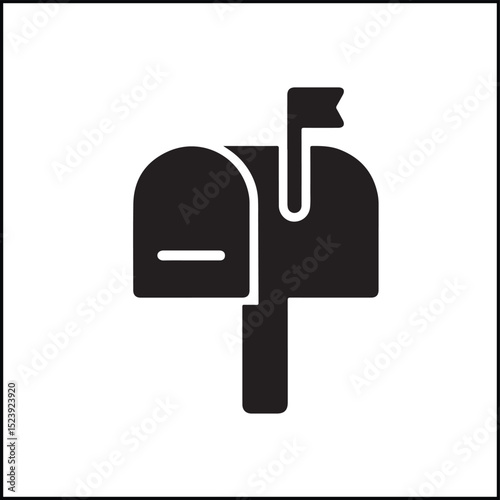 Mailbox Vector Outline Vector Icon