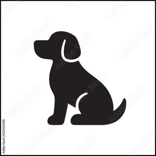 Dog Pet Icon Vector Vector Icon