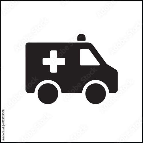 Ambulance Icon Vector Icon