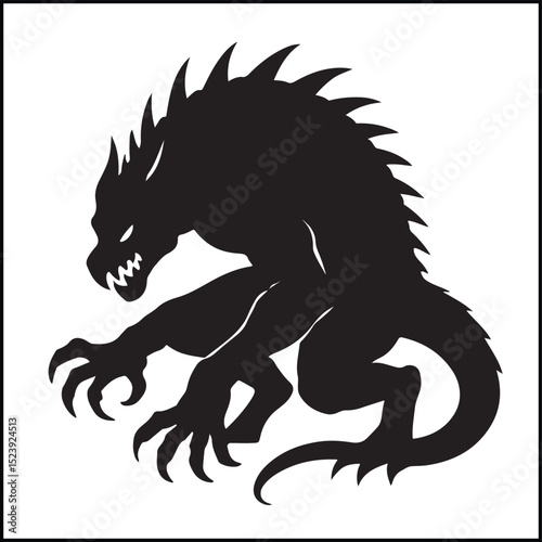 Demonic Creature Icon Vector Icon