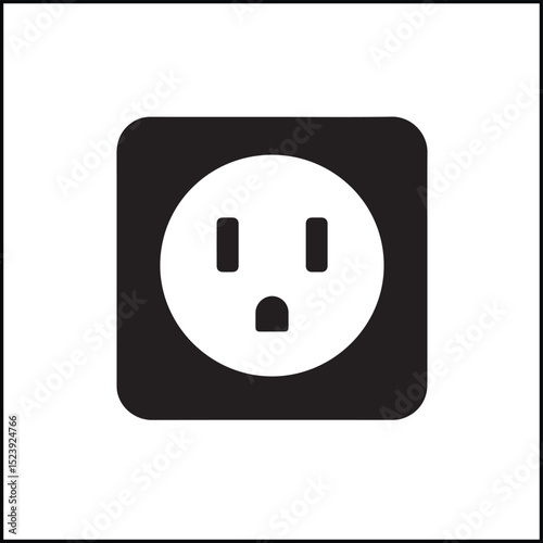 Socket Icon Minimal Vector Icon