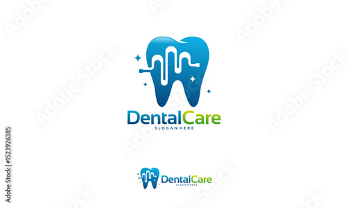 Dental Care logo designs concept vector, Family Dental logo template