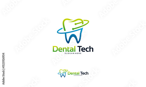Dental Technology logo designs concept vector, Dental logo designs template