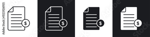 Tax icon symbol collection on white background.