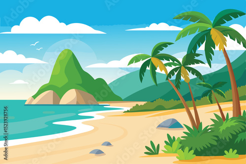 Beach landscape