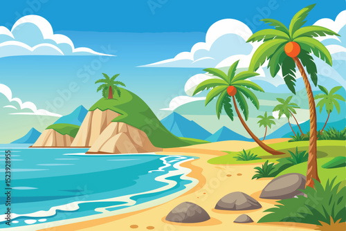 Beach landscape