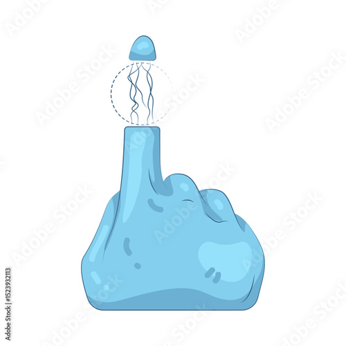 Illustration of Finger Vein