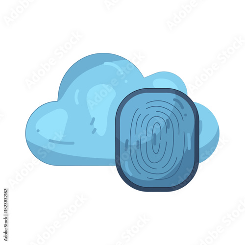 Illustration of Biometric Cloud