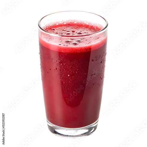 Wallpaper Mural Refreshing glass of vibrant red juice, isolated on transparent background Torontodigital.ca