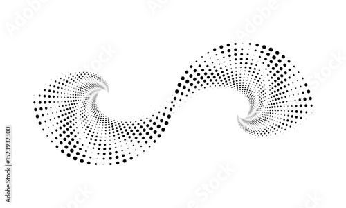 golden ration fibonacci pattern for logo icon background web graphic tattoo. vector illustration.