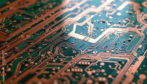 copper clad laminate sheets used as base material in printed circuit boards, detailed surface texture visible