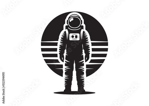 Astronaut Silhouette Vector