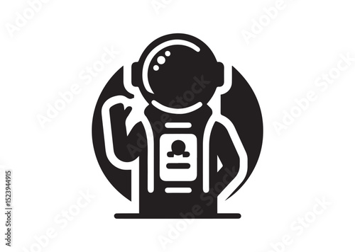 Astronaut Silhouette Vector