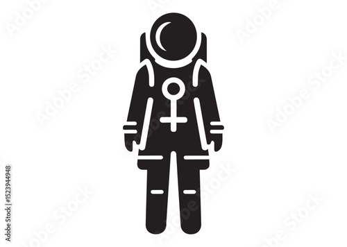 Astronaut Silhouette Vector