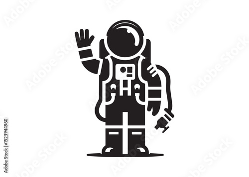 Astronaut Silhouette Vector