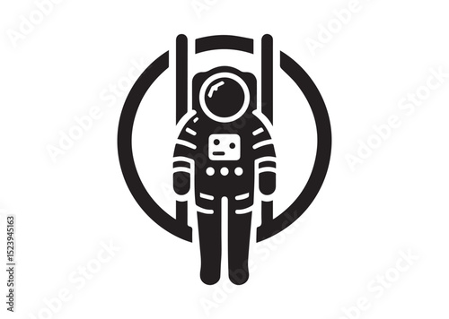 Astronaut Silhouette Vector