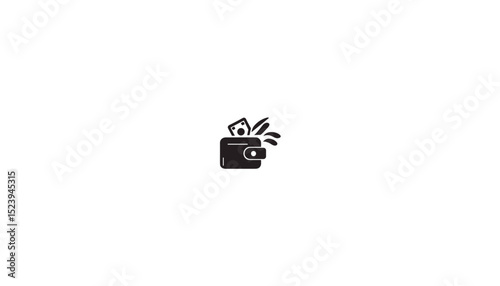 Wallet with cash and cards overflowing