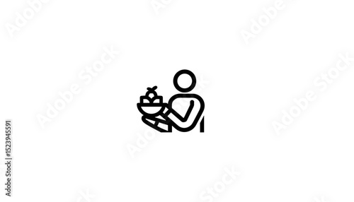 Person holding a bowl of fruits