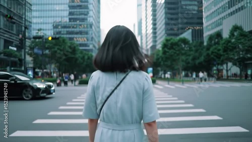 People Walking on Crosswalk in Urban Area
AI-generated footage of people crossing a zebra crosswalk in the city. Urban street scene with movement, traffic, and everyday life atmosphere.