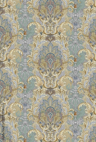 Elegant Series of Decorative Patterned Fabrics