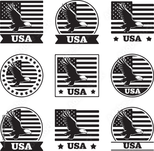 Made in USA Stamp Vector Design

USA Flag Badge Silhouette Art

American Quality Label Vector Scene

Patriotic Made in America Emblem

USA Product Mark with Stars & Stripes