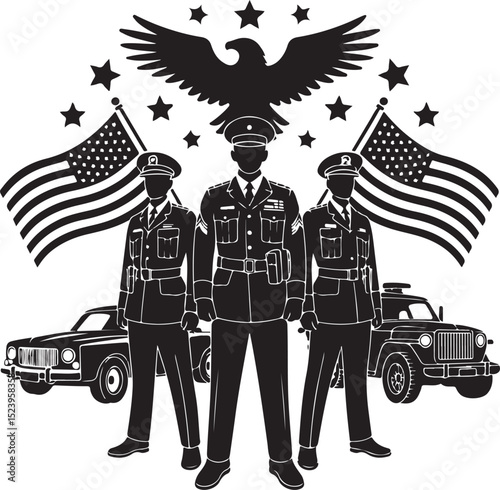 Made in USA Stamp Vector Design

USA Flag Badge Silhouette Art

American Quality Label Vector Scene

Patriotic Made in America Emblem

USA Product Mark with Stars & Stripes