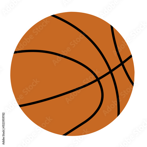Basketball ball illustration 