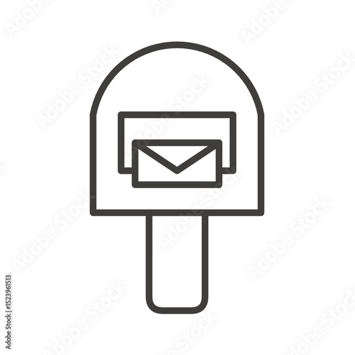 Outline Mailbox Icon