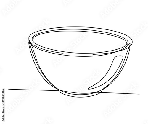 Mixing Bowl Line Art