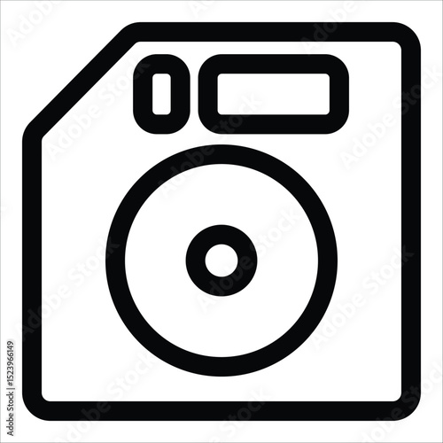 Save  Icon Element For Design