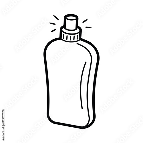 vector illustration of a bottle