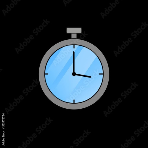 Wallpaper Mural Clock Timer Animation – Stopwatch Motion Graphic for Time Management Video Torontodigital.ca