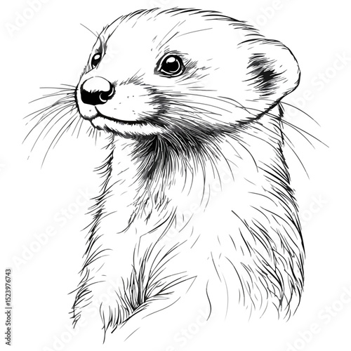 ferret, animal, vector, transparent background, creature, mustela putorius furo, cute, mammal, isolated, wildlife, one animal, nature, furry, vertebrate
