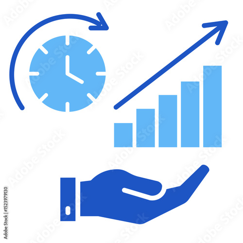 Rapid Improvement  Icon Element For Design	