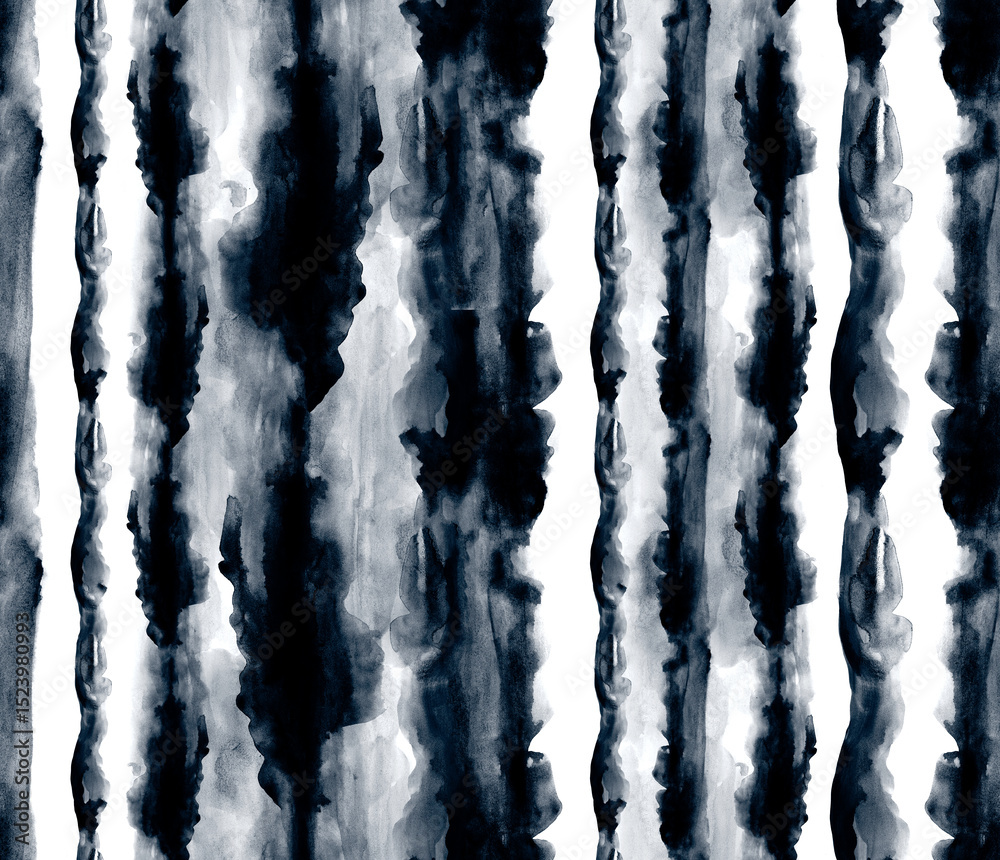 Fototapeta premium Colorful painting brush pattern. Abstract pattern design