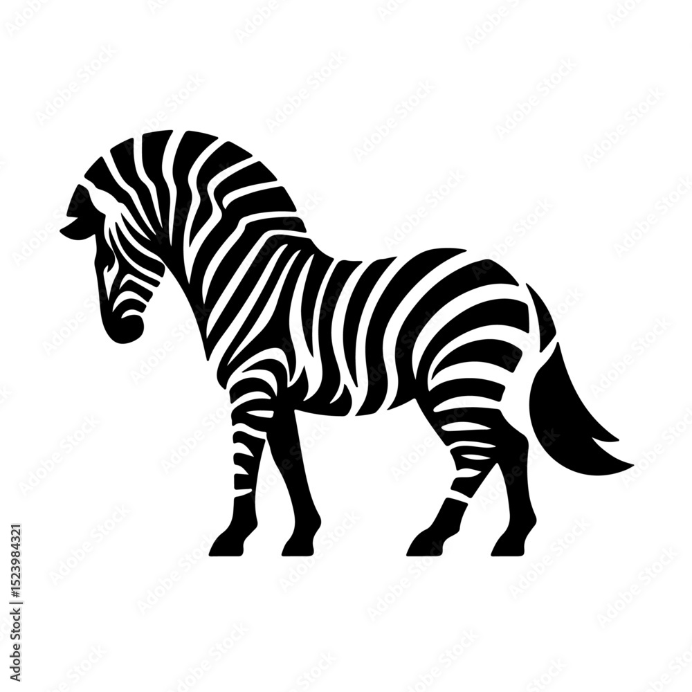 Obraz premium zebra silhouette 