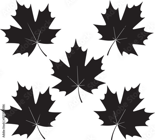 Maple Leaf Silhouette Vector – Autumn & Canadian Theme

Stylized Maple Leaf Clipart – Fall Season Decoration

Minimal Maple Leaf Icon for Nature & Forest Designs

Canadian Maple Leaf Emblem – SVG, PNG