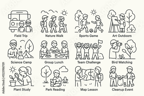 Illustrated activities for children and teens: nature, science, sports, and art