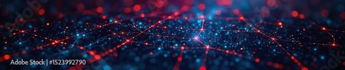 Intricate network of interconnected nodes and lines forming a complex system, representing a challenging puzzle or strategic game , geometric, interwoven