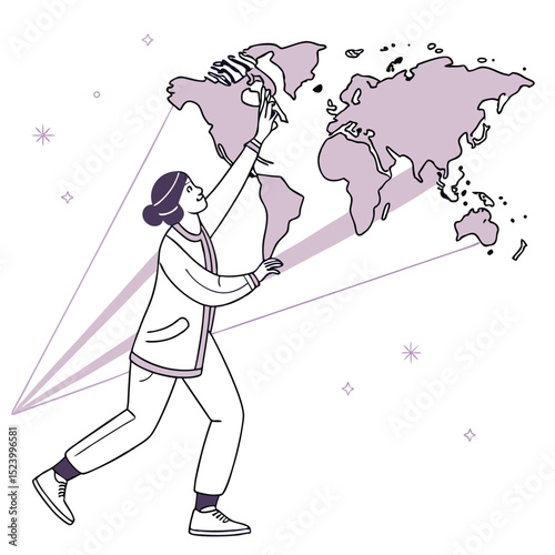 Global Reach International Woman Connecting The World