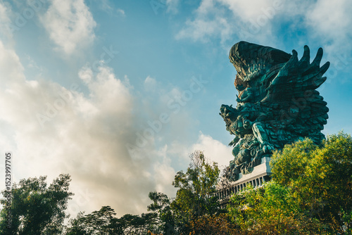 Canvastavla Bali's Most Iconic Landmark Hindu God Garuda Wisnu Kencana statue also GWK statue is a 122-meter tall statue located in Garuda Wisnu Kencana Cultural Park, Bali, Indonesia