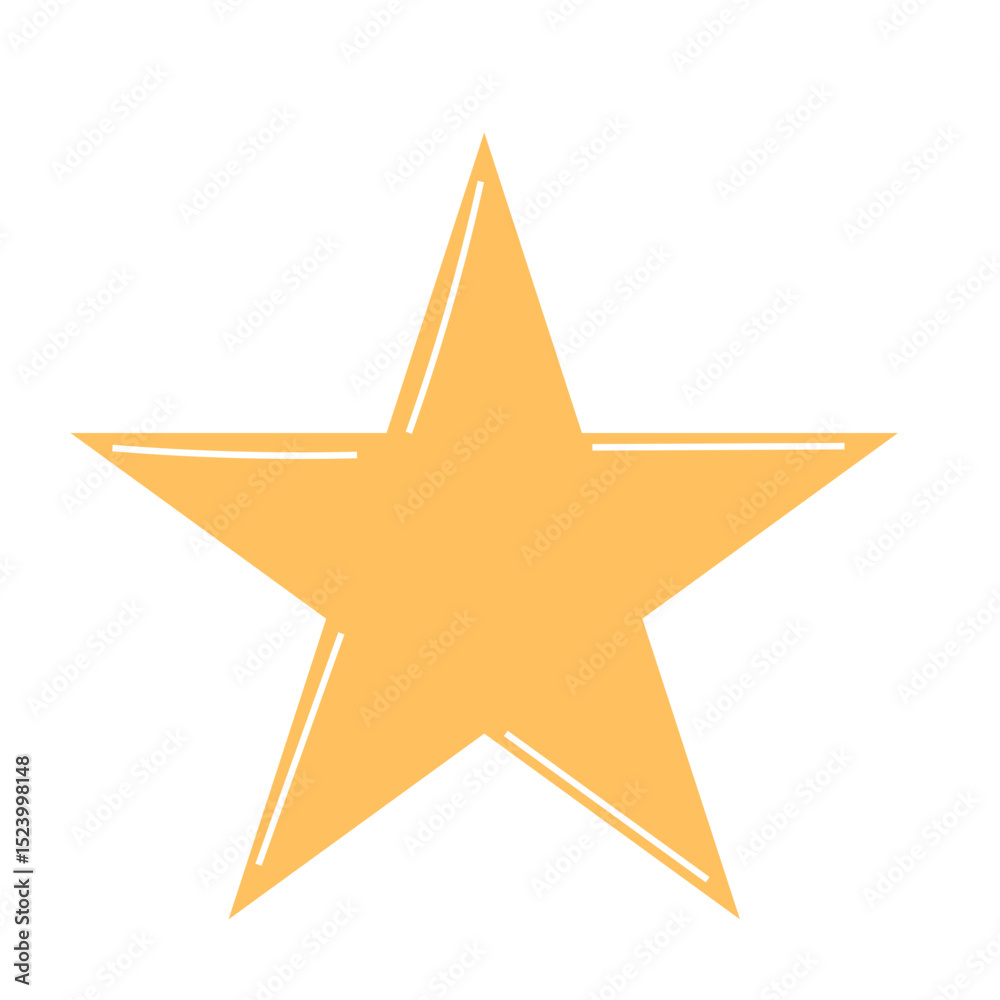 Simple Soft Yellow Star Icon. Magic Star Ray Shape Decoration. Sweet dream and Good Night Symbol. Baby Nursery Wallpaper or Poster Decor.
Simple Soft Yellow Star Icon. Magic Star Ray Shape Decoration. Sweet dream and Good Night Symbol. Baby Nursery Wallpaper or Poster Decor.