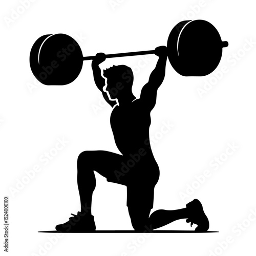 weightlifting silhouette